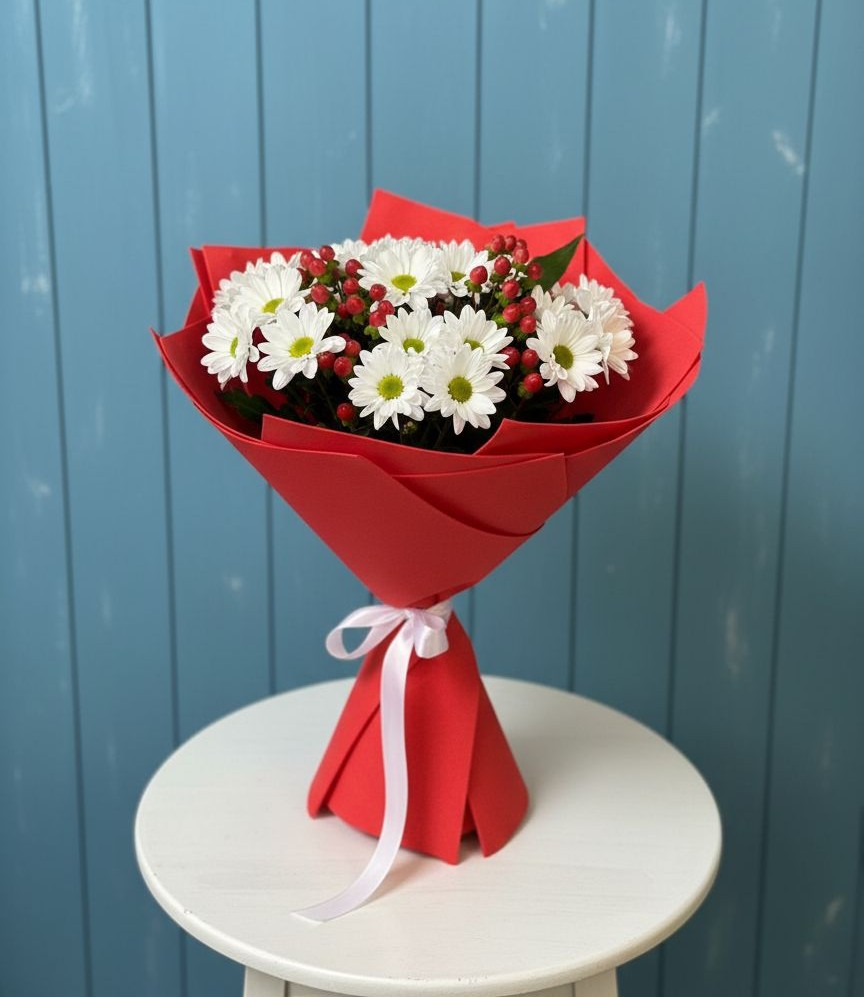 Букет цветов из: Хризантемы в Волгодонске