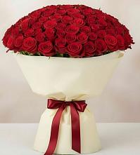 Букет 101 Красная роза Милано в Волгодонске