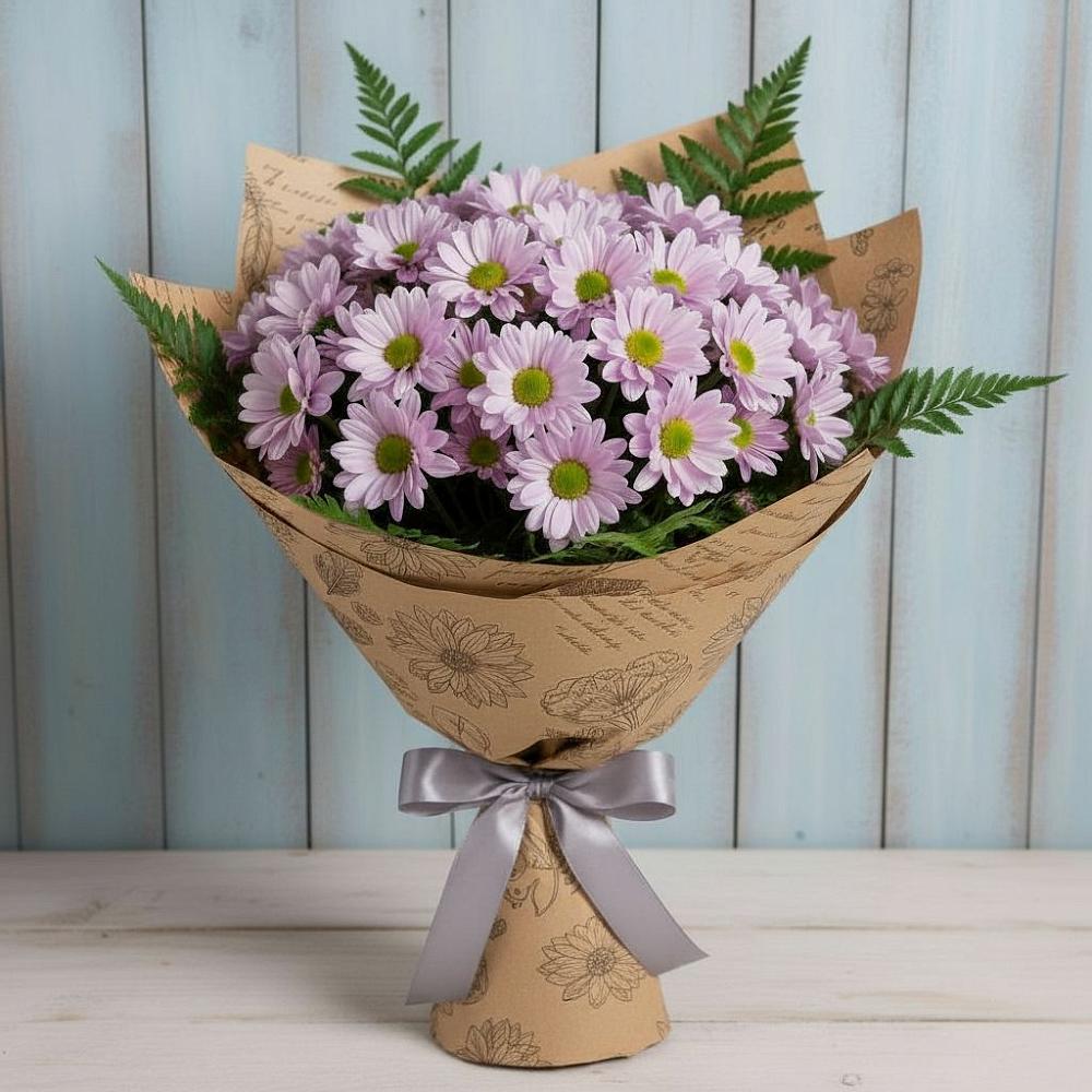 Букет цветов из: Хризантемы в Волгодонске