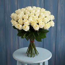 Букет 51 Белая роза Эдлесс Лав #REPLACE_PRED# Волгодонске