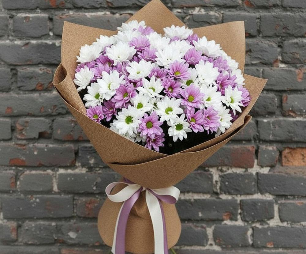 Букет цветов из: Хризантемы в Волгодонске