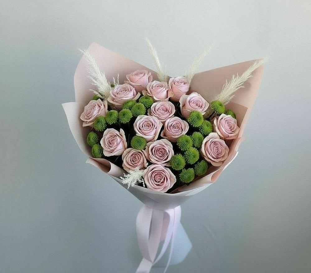 Букет цветов из: Розы и Хризантемы в Волгодонске