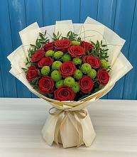 Букет цветов из:  Розы и Хризантемы в Волгодонске