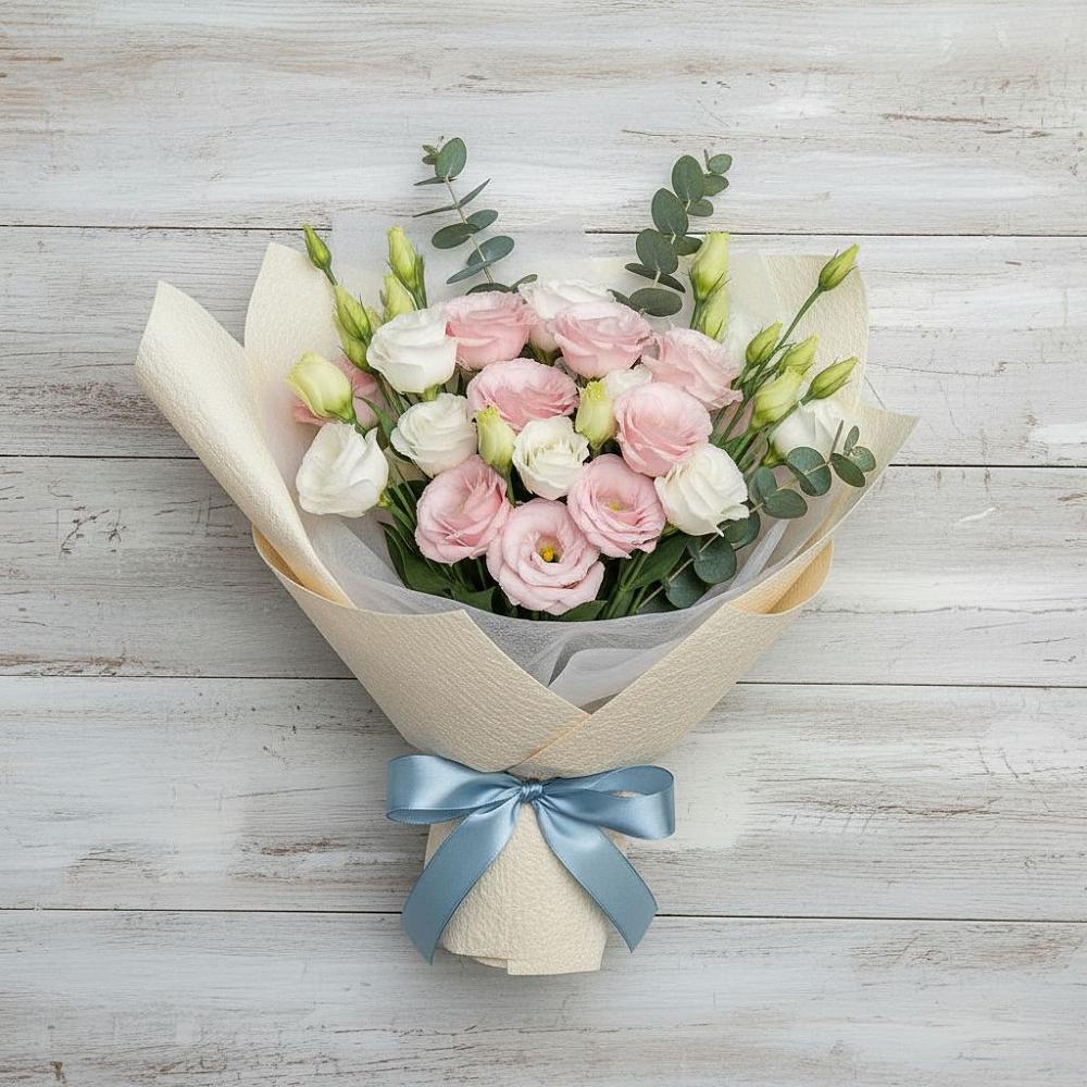 Букет цветов из: Лизиантусы в Волгодонске